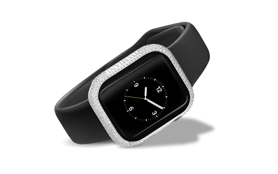 『珠宝』Damiani 推出 Apple Watch 珠宝表壳：贵金属格纹与钻石雪花铺镶
