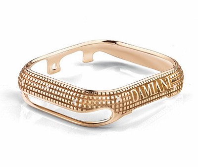 『珠宝』Damiani 推出 Apple Watch 珠宝表壳：贵金属格纹与钻石雪花铺镶