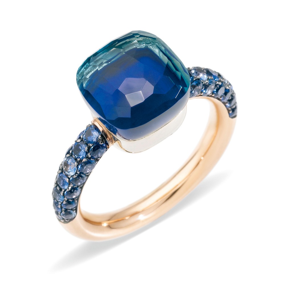 『珠宝』Pomellato 推出 Nudo Deep Blue 戒指：蓝色地中海