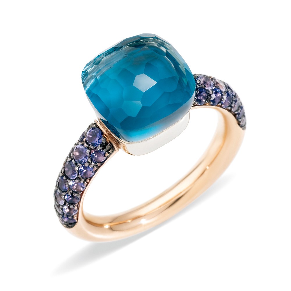 『珠宝』Pomellato 推出 Nudo Deep Blue 戒指：蓝色地中海
