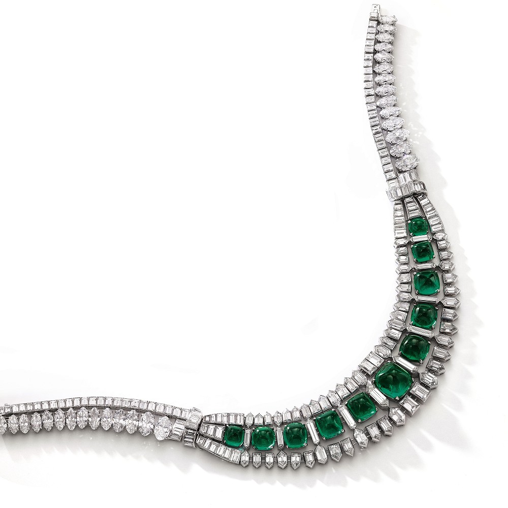 『拍卖』Sotheby’s 日内瓦将拍卖普鲁士王妃 Fabergé 王冠和总重75ct哥伦比亚祖母绿项链