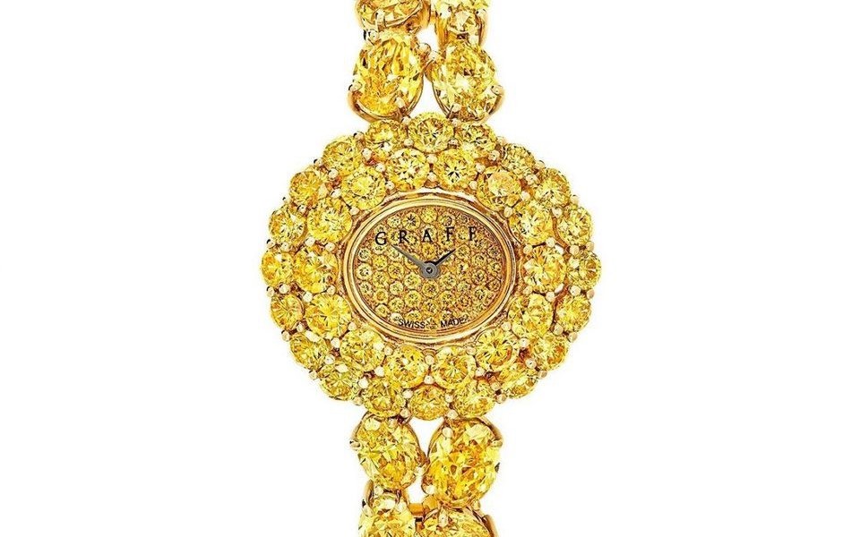 『珠宝』全球一周：博兹瓦纳新发现一颗223ct宝石级钻石原石；Graff 宣布一枚镶嵌60颗黄钻高级珠宝腕表