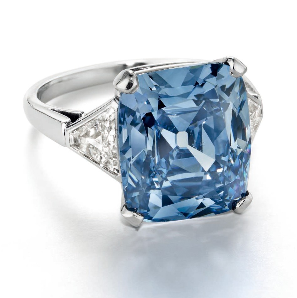 『拍卖』Christie's 纽约珠宝拍卖：Bulgari 8.08ct鲜彩蓝钻，15.56ct心形粉钻项链，Suzan