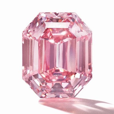 『拍卖』18.96克拉 Fancy Vivid 粉钻「Pink Legacy」打破粉钻单克拉拍卖纪录
