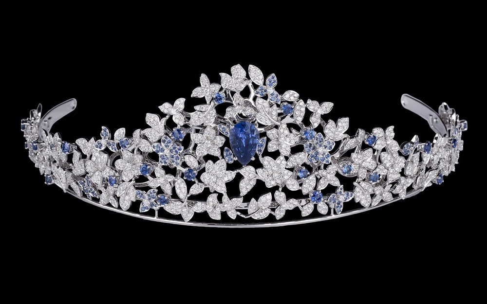 『珠宝』Mauboussin 为丹麦王妃设计蓝宝石王冠和戒指