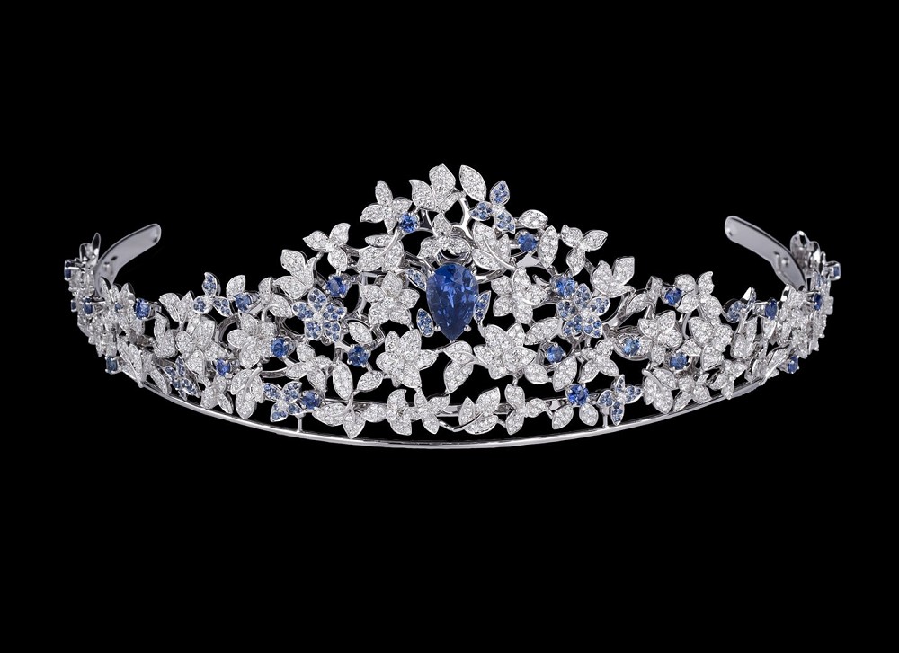 『珠宝』Mauboussin 为丹麦王妃设计蓝宝石王冠和戒指