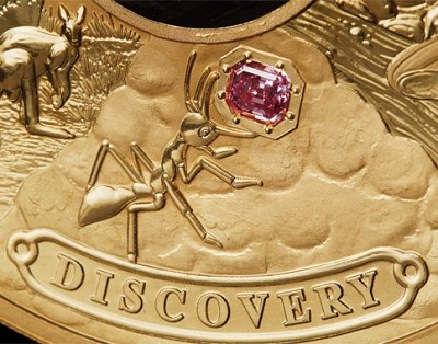 『珠宝』全球一周：澳大利亚发行最昂贵镶粉钻金币
