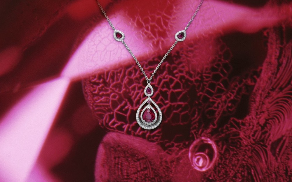 『珠宝』Gübelin 推出 Glowing Ember 和 Sparks of Fire 珠宝系列：红宝石的包裹体