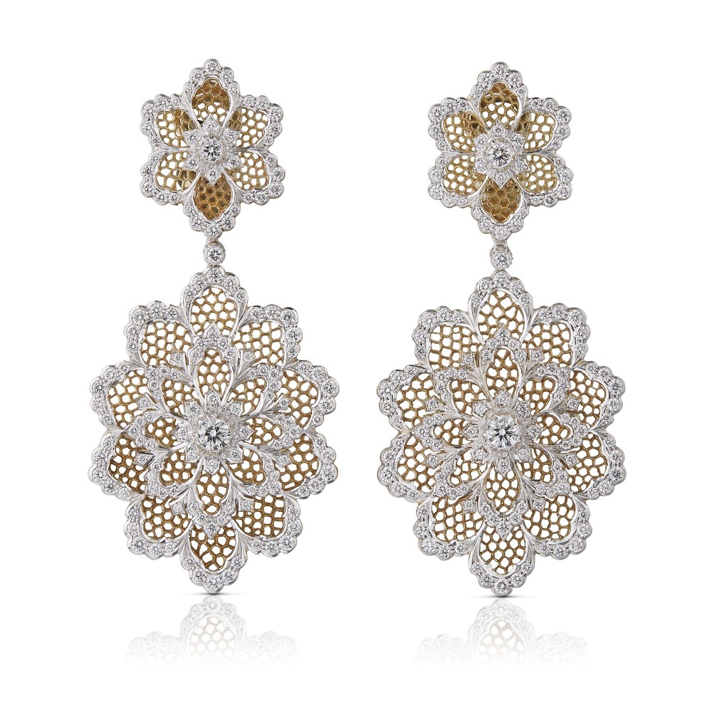 『珠宝』Buccellati 推出 Unica 高级珠宝：宝石和金质蕾丝
