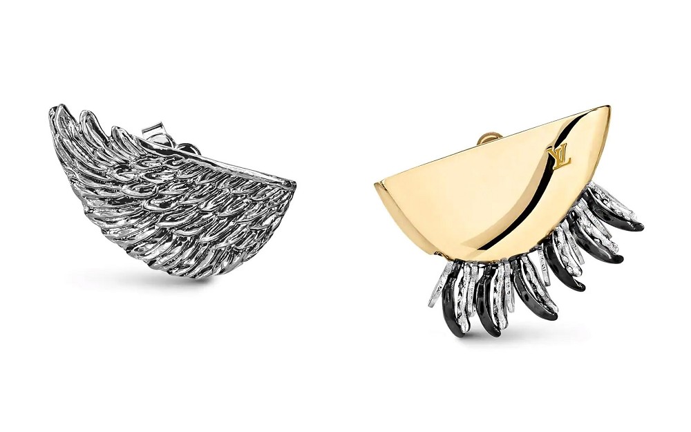 『珠宝』Louis Vuitton 推出 Bionic Wings and Leaves 耳饰：翅膀与叶片