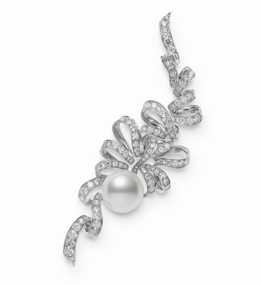 『珠宝』Mikimoto 推出 Jeux de Rubans 高级珠宝：飘逸的丝带