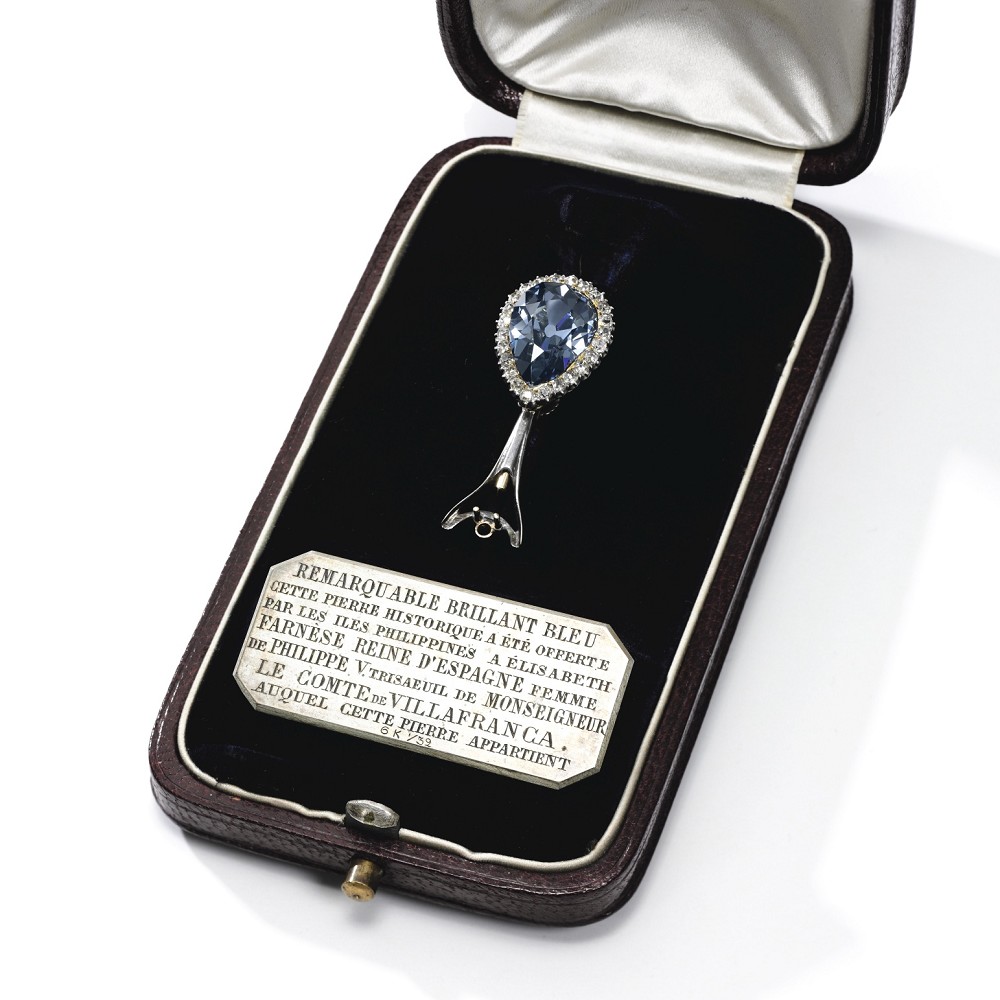 『珠宝』全球一周：欧洲王室收藏6.16ct蓝钻「Farnese Blue」672万瑞郎成交；2018年第一季度彩钻价格趋
