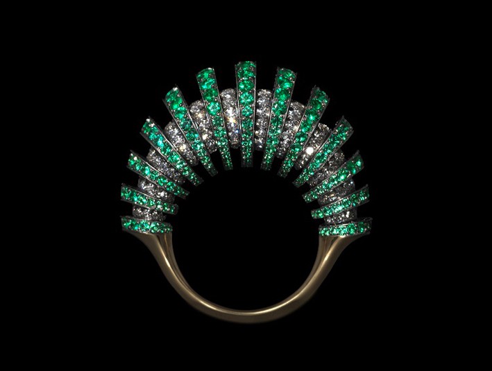 『展览』Lauren Adriana 伦敦珠宝作品展：彩色宝石与现代风格